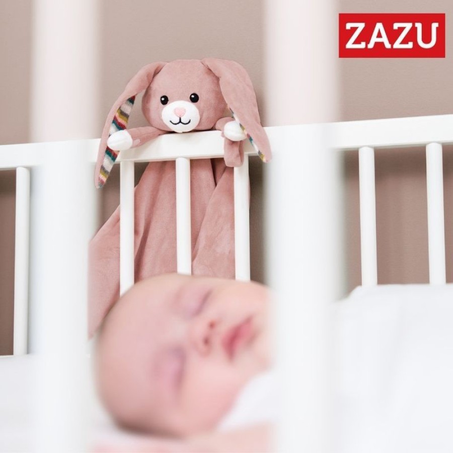 ZAZU Becky Κουβερτάκι Αγκαλιάς με Συσκευή Λευκών Ήχων & Μελωδίες Λαγουδάκι ZA-BECKY-01