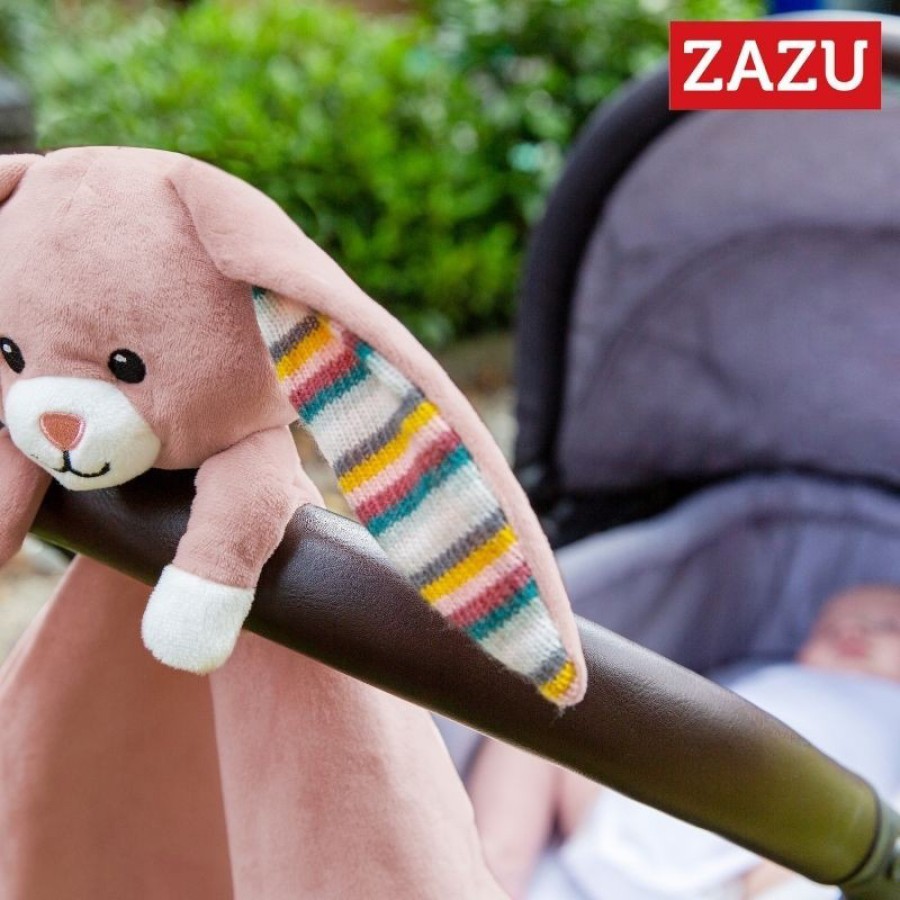ZAZU Becky Κουβερτάκι Αγκαλιάς με Συσκευή Λευκών Ήχων & Μελωδίες Λαγουδάκι ZA-BECKY-01