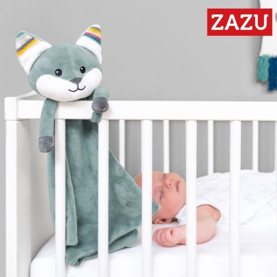 ZAZU Felix Κουβερτάκι Αγκαλιάς με Συσκευή Λευκών Ήχων & Μελωδίες Αλεπουδάκι ZA-FELIX-01