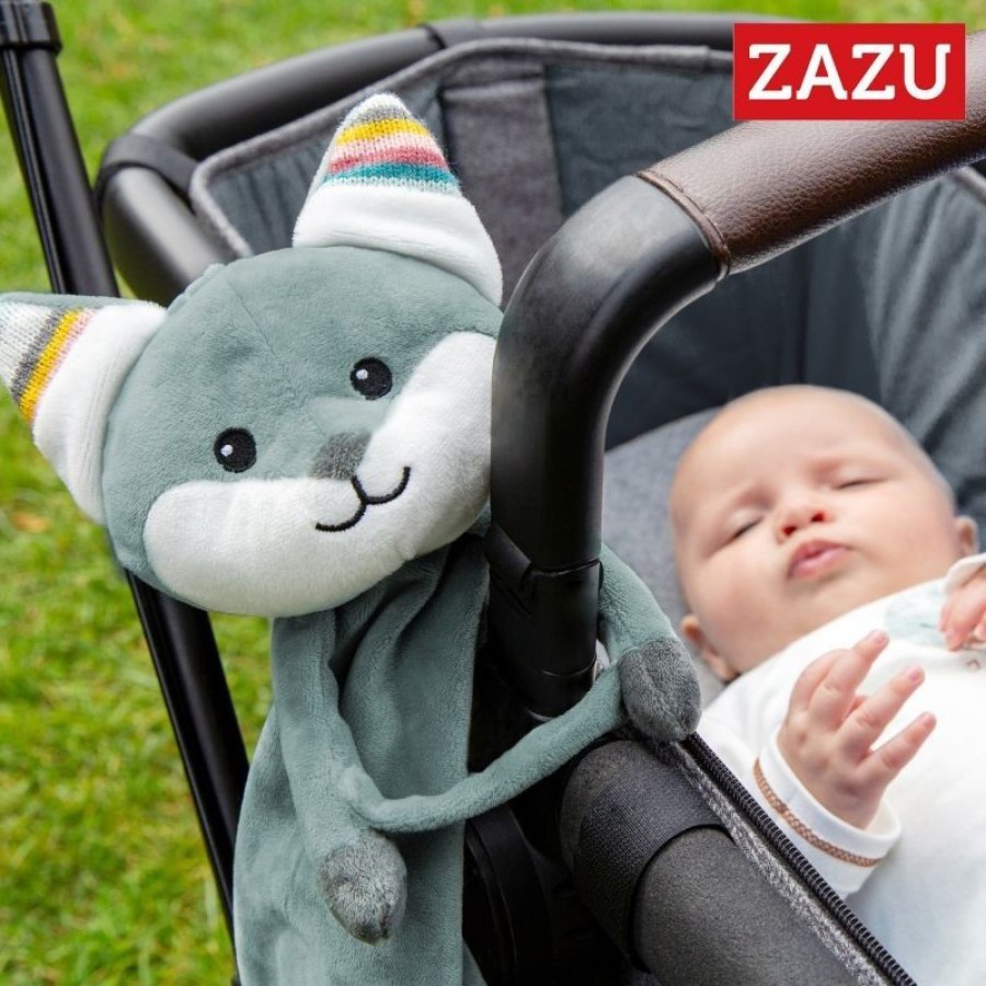 ZAZU Felix Κουβερτάκι Αγκαλιάς με Συσκευή Λευκών Ήχων & Μελωδίες Αλεπουδάκι ZA-FELIX-01