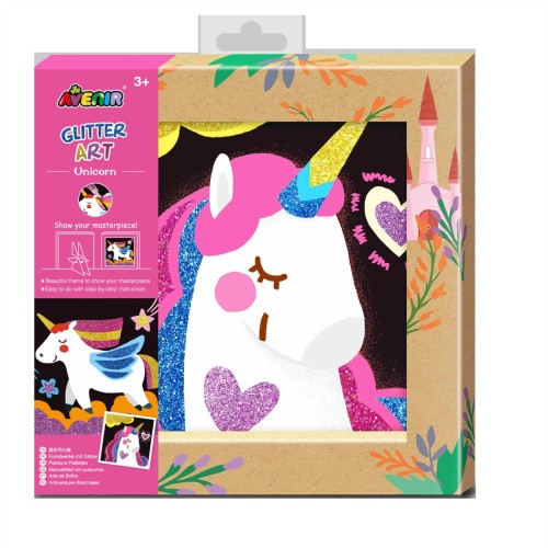 ARTS&CRAFTS Glitter SAND ART UNICORN 60716
