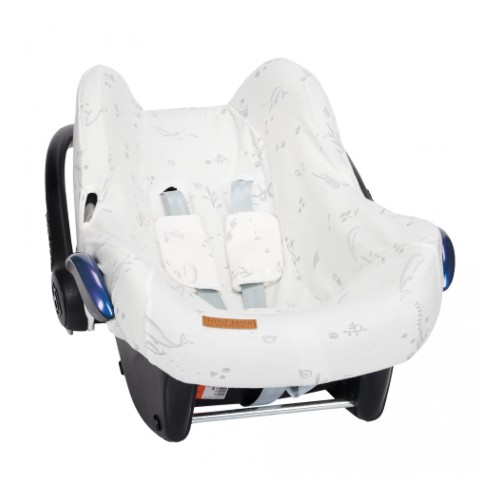 Little Dutch Κάλυμμα για Κάθισμα Αυτοκινήτου 0+ 60x40x2εκ. Ocean White LD40420690