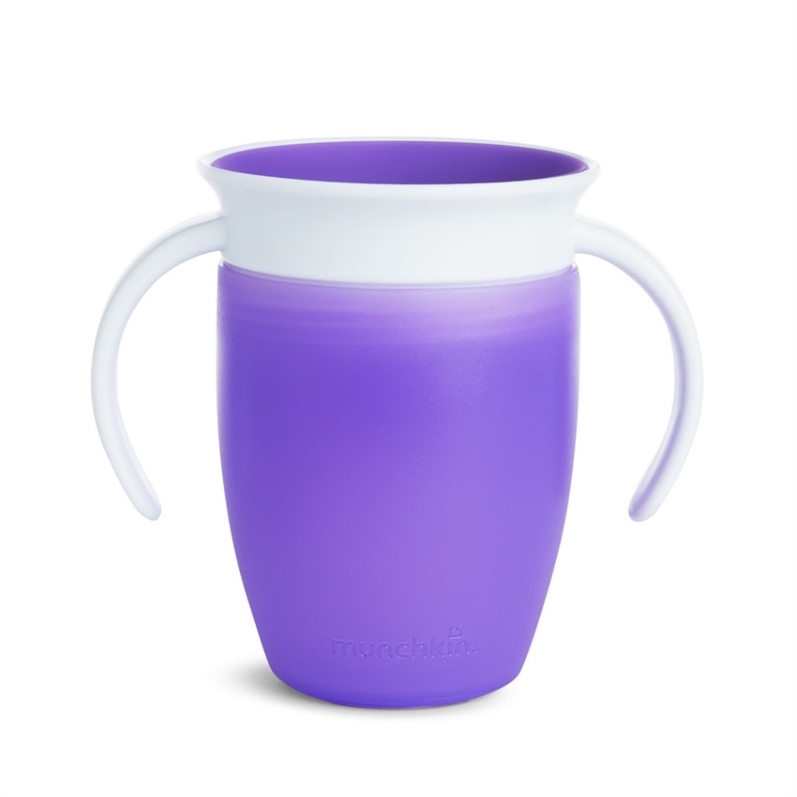 Munchkin Παιδικό Κύπελλο Miracle 360 Trainer Cup purple 6m+, 207ml (51621)