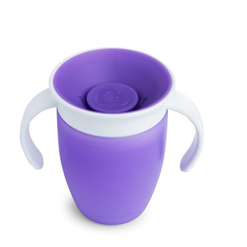 Munchkin Παιδικό Κύπελλο Miracle 360 Trainer Cup purple 6m+, 207ml (51621)