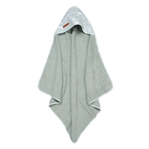 Little Dutch Βαμβακερή Μπουρνουζοπετσέτα 75x75εκ. Ocean Mint Μέντα LD50620610