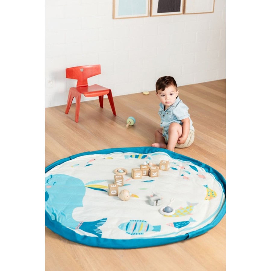 PLAY & GO Soft! Μαλακό Στρώμα Παιχνιδιού-Τσάντα 2 σε 1 Ø120εκ. Moulin Roty Olga ΡG142812