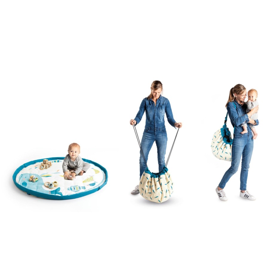 PLAY & GO Soft! Μαλακό Στρώμα Παιχνιδιού-Τσάντα 2 σε 1 Ø120εκ. Moulin Roty Olga ΡG142812