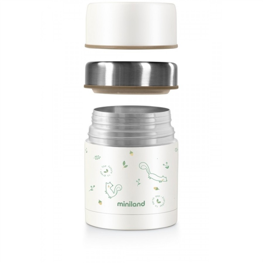 Miniland θερμός φαγητού από ανοξείδωτο ατσάλι 600ml NATUR FOOD THERMOS CHIP - ML89347