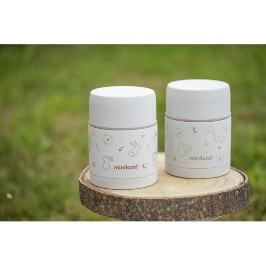 Miniland θερμός φαγητού από ανοξείδωτο ατσάλι 600ml NATUR FOOD THERMOS CHIP - ML89347