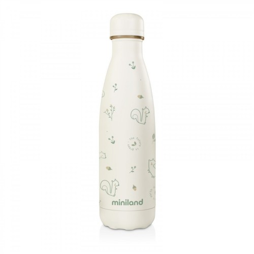 Miniland θερμός Υγρών από ανοξείδωτο ατσάλι NATUR BOTTLE 500ML CHIP  - ML89345