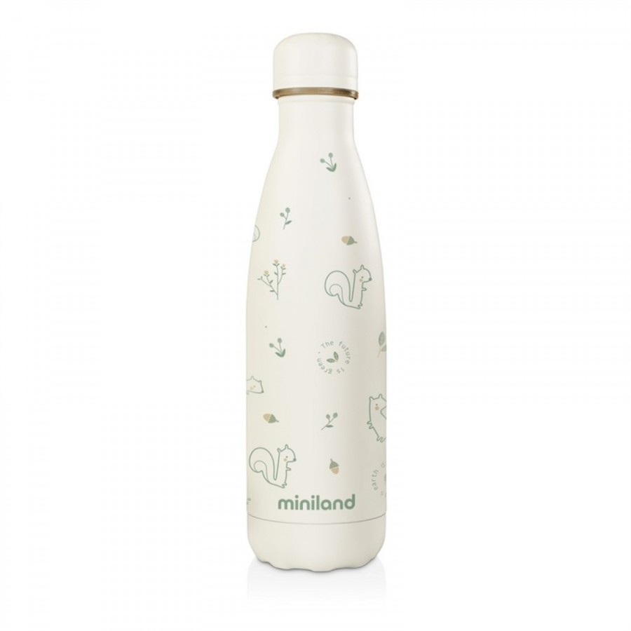 Miniland θερμός Υγρών από ανοξείδωτο ατσάλι NATUR BOTTLE 500ML CHIP  - ML89345