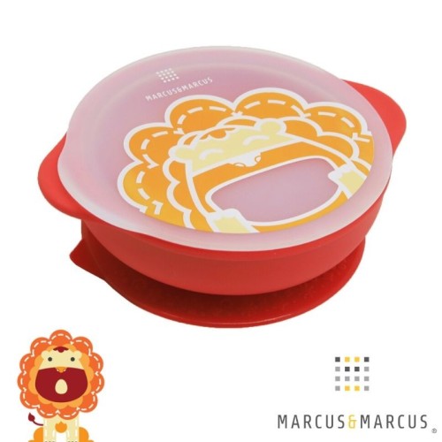Marcus & Marcus Μπωλ Σιλικόνης Με Βεντούζα & Καπάκι 