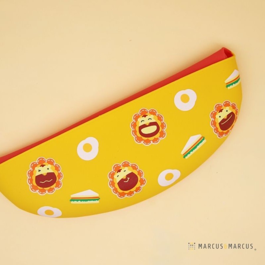 Marcus & Marcus Σαλιάρα Σιλικόνης με Velcro Λαιμού & Χούφτα 