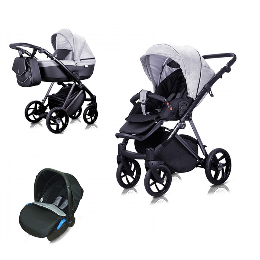 Milu Kids -παιδικό καρότσι- πολυκαρότσο, 2 σε 1 - VIVAIO 2  IN 1 VIV06 SPACE GREY