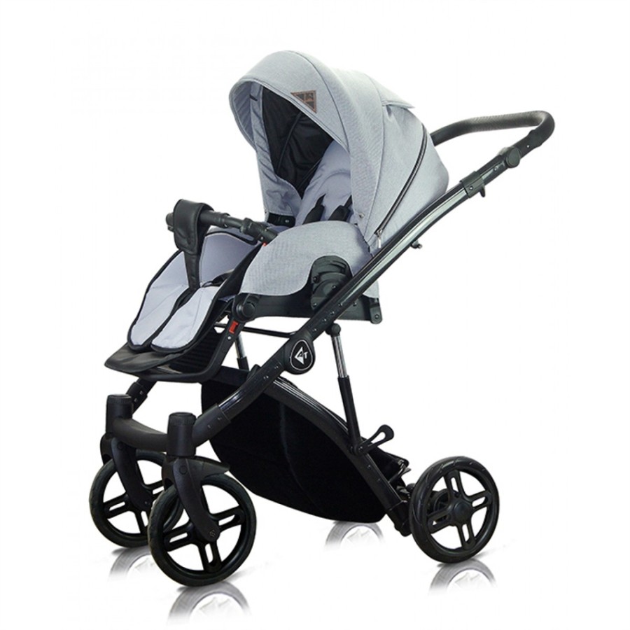 Milu Kids -παιδικό καρότσι- πολυκαρότσο, 2 σε 1 - ATTESO 2 IN 1  GREY