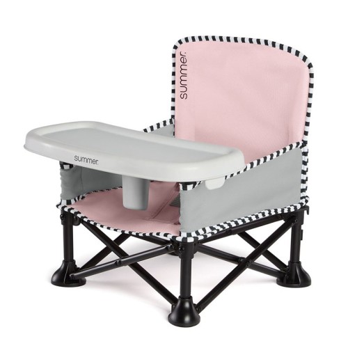 Summer Infant Pop ‘n Sit Αναδιπλούμενο Καρεκλάκι Φαγητού Ροζ SIM13706