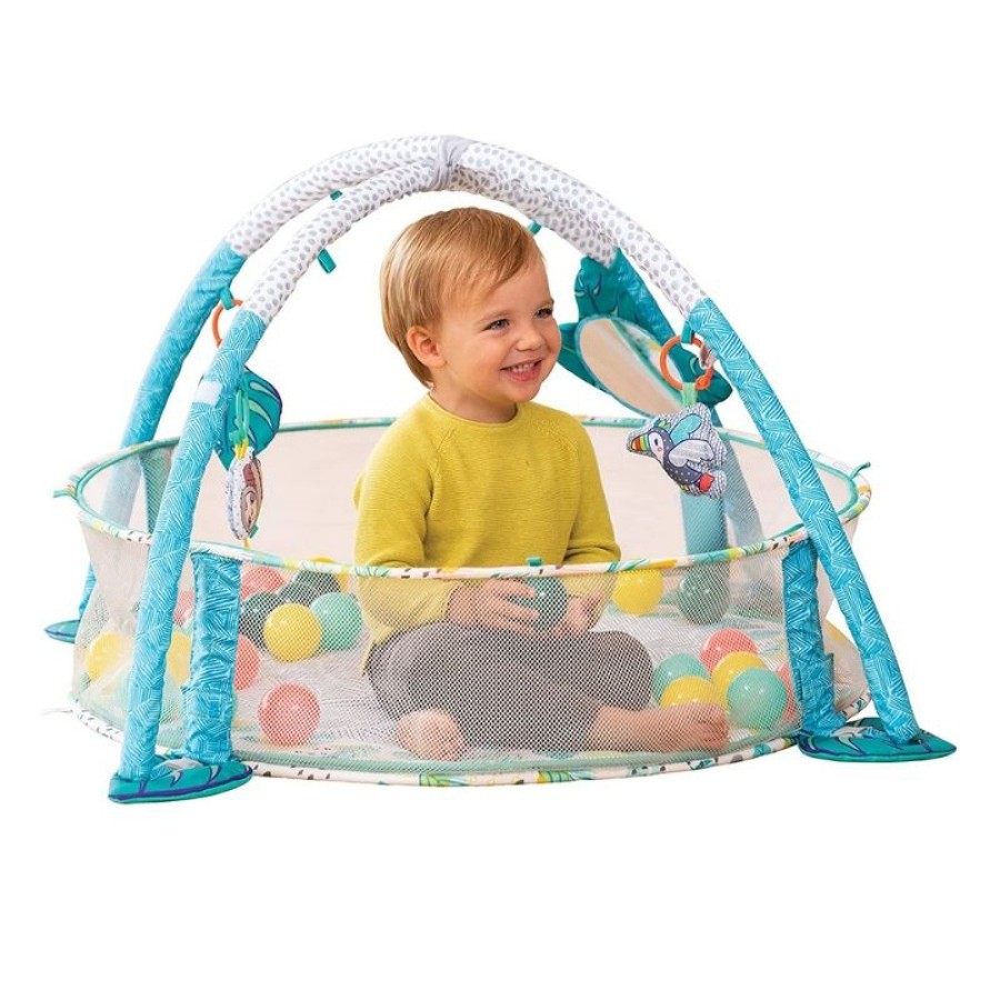 Ιnfantino Βρεφικό Γυμναστήριο 3 σε 1 Jumbo Activity Gym & Ball Pit B-313008-00