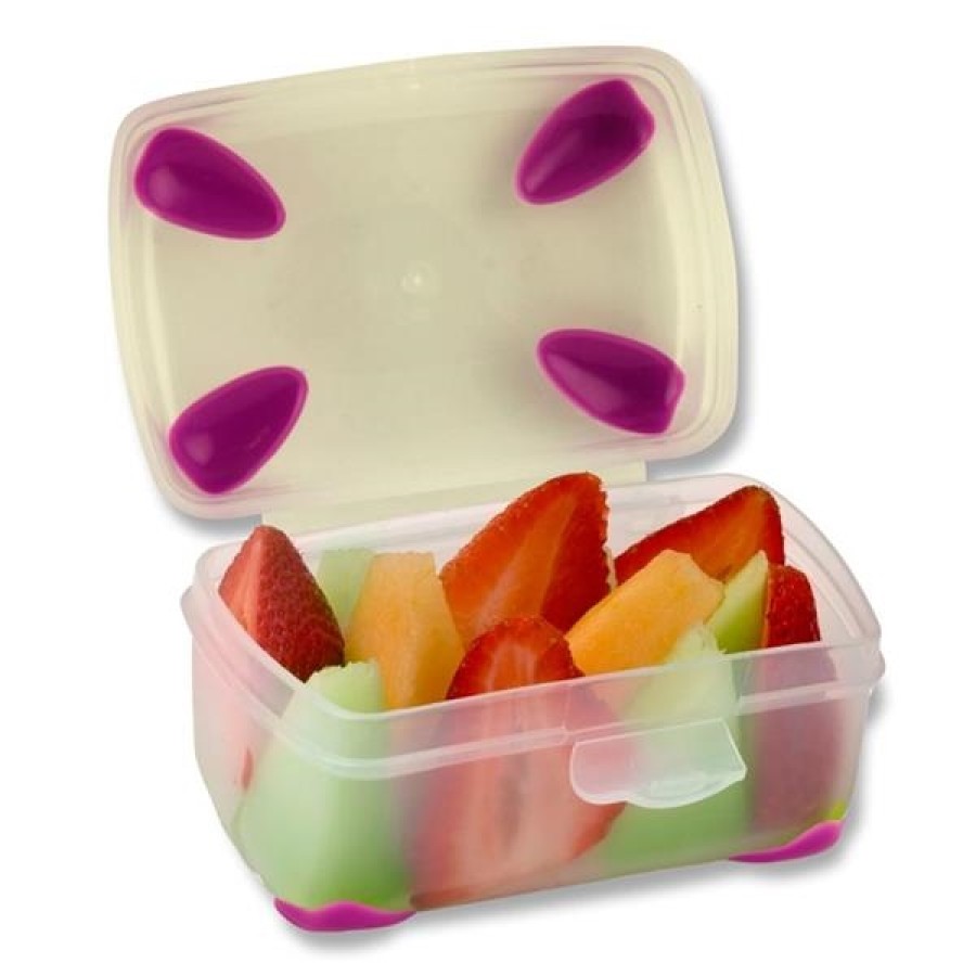Smash  σετ 3 φαγητοδοχεία NFM SLIM RUBBISH FREE LUNCH  S6526850pink
