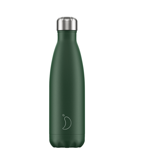 Ανοξείδωτος θερμός Chillys GREEN MATTE  500ml- 200202