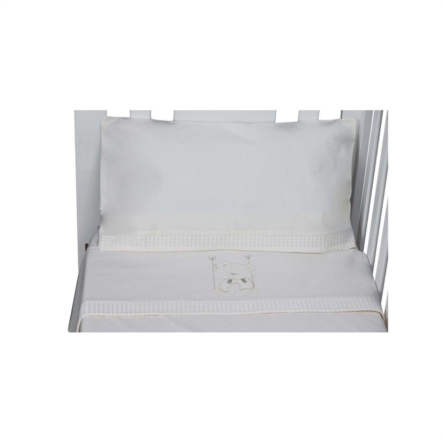 INTERBABY ΣΕΝΤΟΝΙΑ 100% ΒΑΜΒΑΚΕΡΑ ΓΙΑ ΚΟΥΝΙΑ ΣΕΤ 3 ΤΜΧ (115Χ175) SWING BEIGE 5261-05