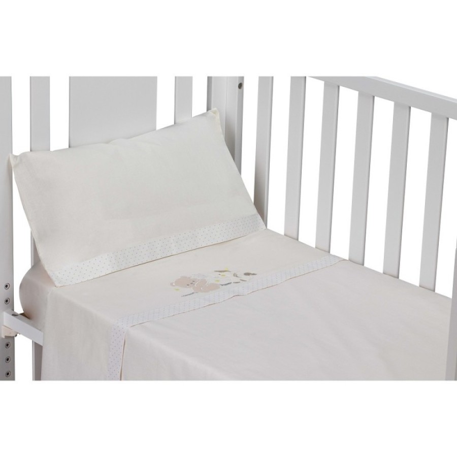 INTERBABY ΣΕΝΤΟΝΙΑ 100% ΒΑΜΒΑΚΕΡΑ ΓΙΑ ΚΟΥΝΙΑ ΣΕΤ 3 ΤΜΧ (115Χ175) UNICORNIO BEIGE 5259-05