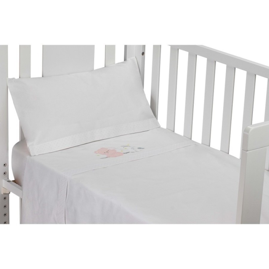 INTERBABY ΣΕΝΤΟΝΙΑ 100% ΒΑΜΒΑΚΕΡΑ ΓΙΑ ΚΟΥΝΙΑ ΣΕΤ 3 ΤΜΧ (115Χ175) UNICORNIO PINK 5259-12