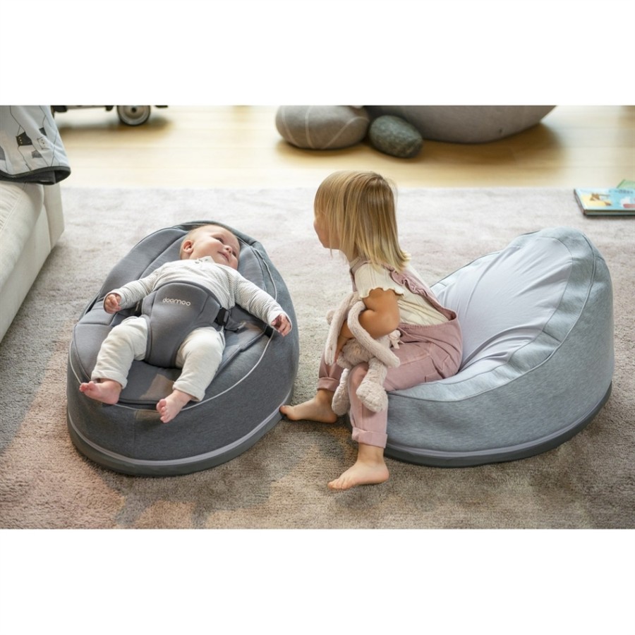 DOOMOO SEAT' N SWING GREY ΡΗΛΑΞ ΚΑΙ ΠΟΥΦ ΑΠΟ 0+μηνών  DMSW02