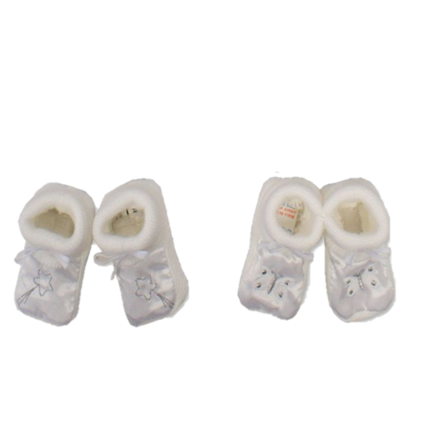 Πλεκτά παπουτσάκια αγκαλιάς Nursery Time BSS48K  0-6 μηνών