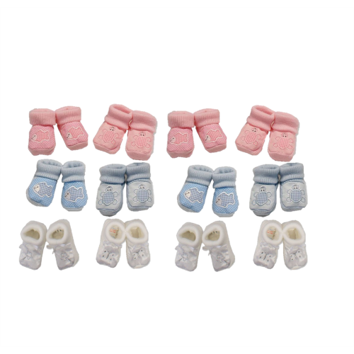 Πλεκτά παπουτσάκια αγκαλιάς Nursery Time BSS48K  0-6 μηνών