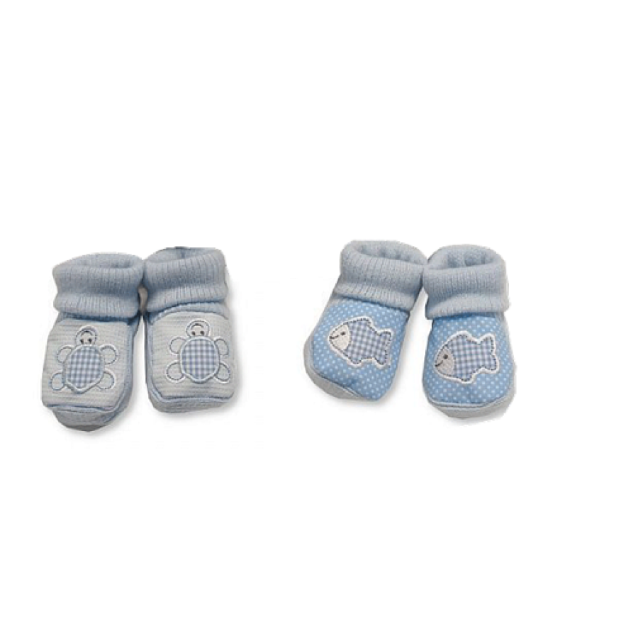 Πλεκτά παπουτσάκια αγκαλιάς Nursery Time BSS48K  0-6 μηνών
