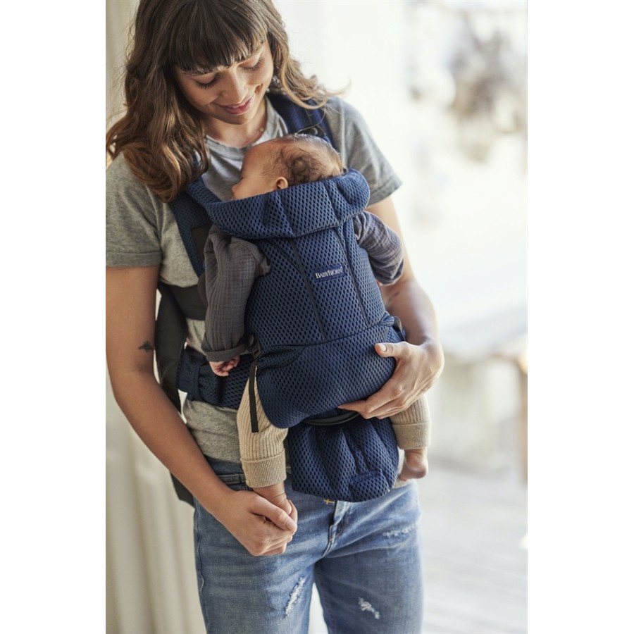 Babybjorn μάρσιπος Move  Navy Blue 3D Mesh-099008