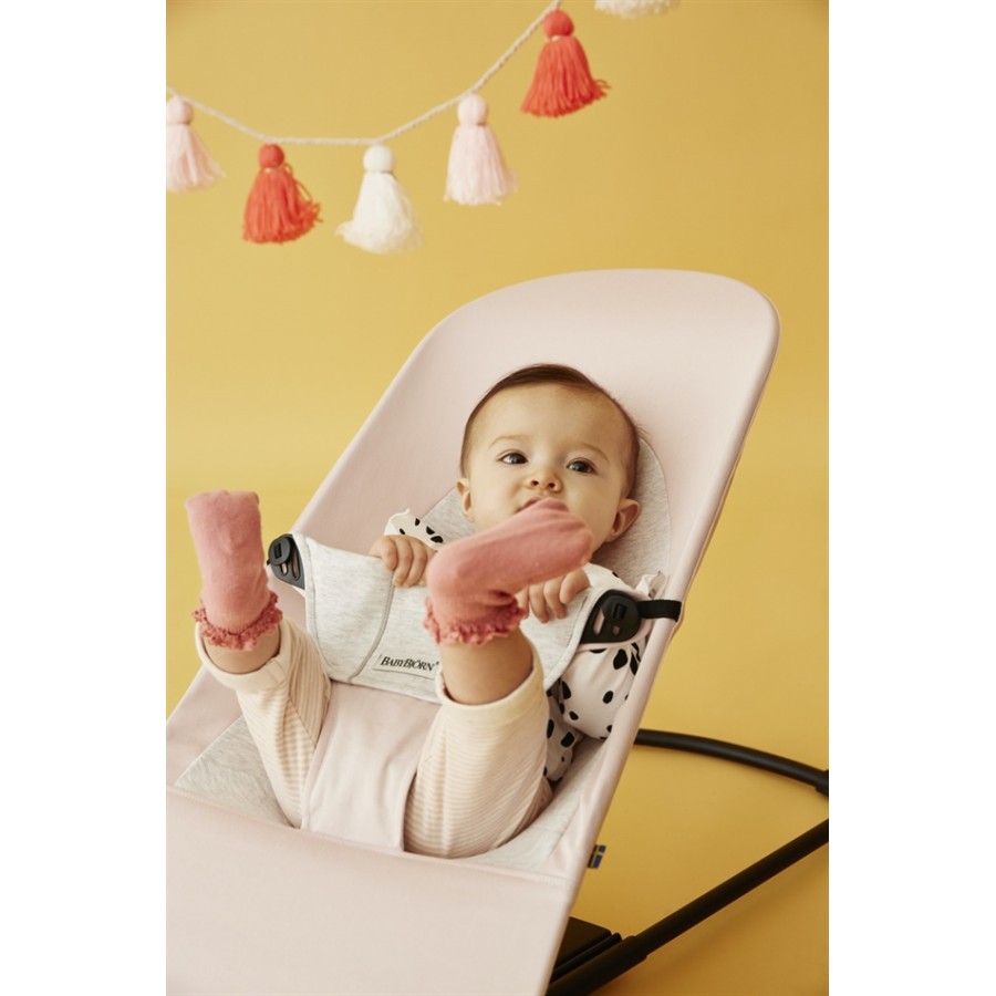 Babybjorn ρηλάξ Balance Soft Light Pink/Grey Cotton/Jersey 005089