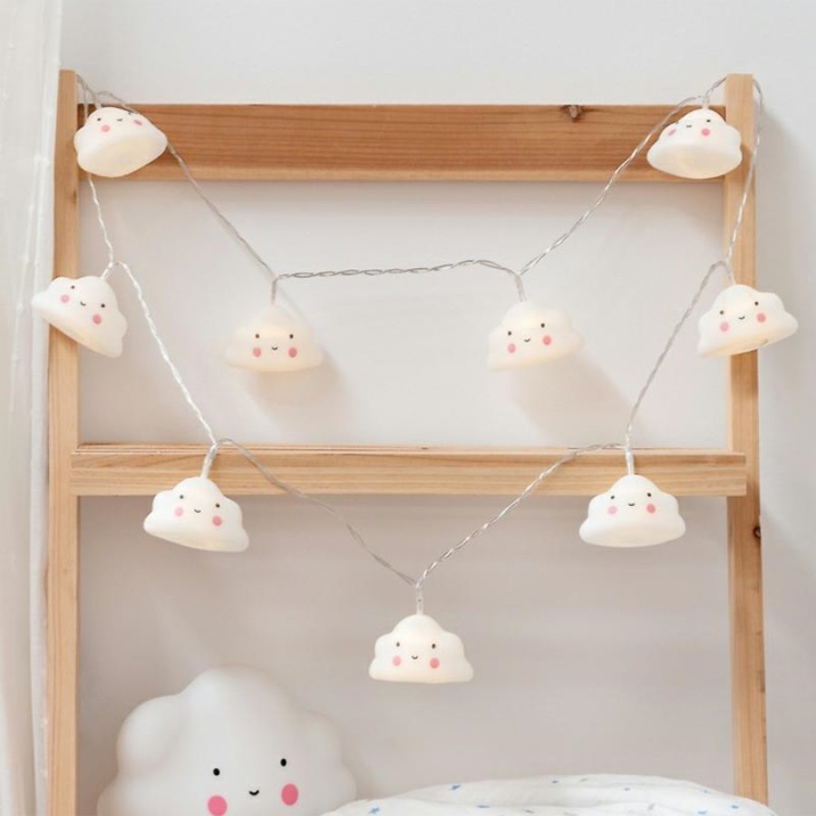 Kiokids Διακοσμητικά Φωτάκια Led 10τμχ  Συννεφάκια 2800