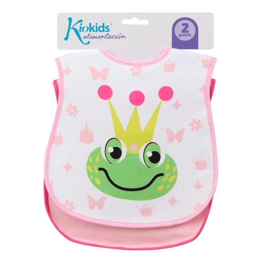 Kiokids Σετ Σαλιάρες 2τμχ. Πριγκίπισσα-Βάτραχος 1824