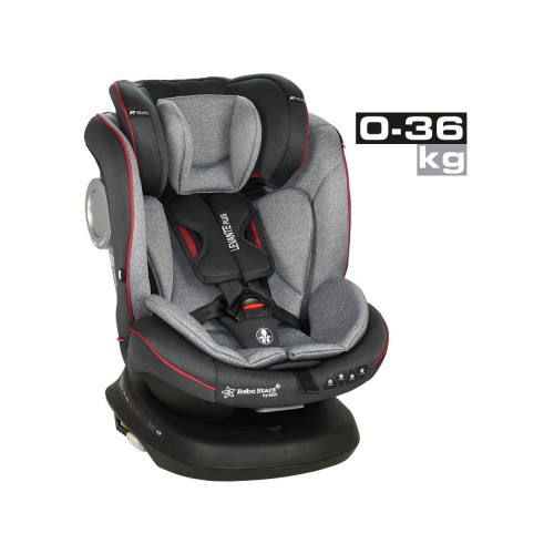 Bebe Stars Κάθισμα Αυτοκινήτου Levante Plus Isofix 360° Red (0-36 Κιλά) 912-185