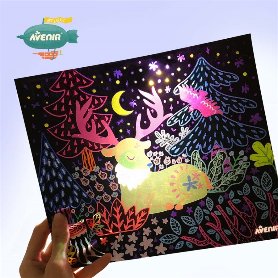 Arts & Crafts Χειροτεχνία Σκράτς με φωτισμό SCRATCH CREATE YOUR OWN LIGHT BOX 60129