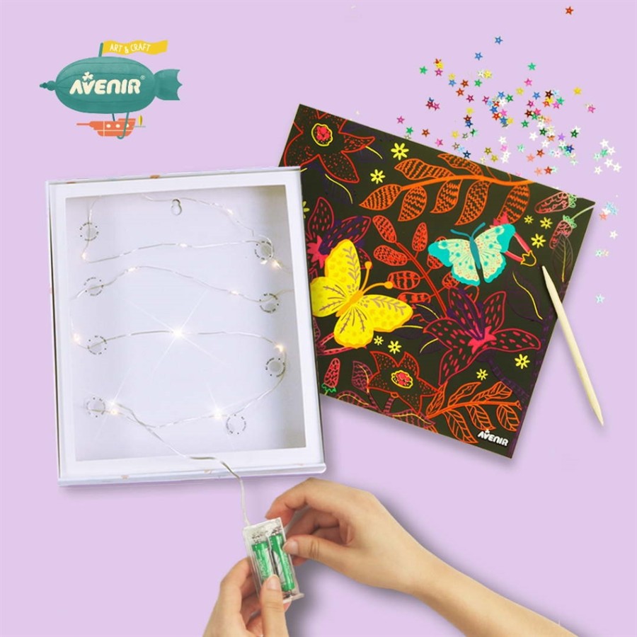 Arts & Crafts Χειροτεχνία Σκράτς με φωτισμό SCRATCH CREATE YOUR OWN LIGHT BOX 60129
