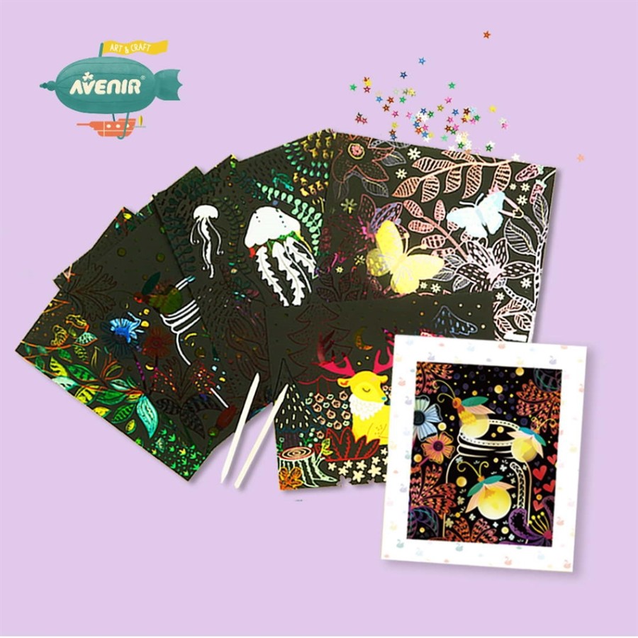 Arts & Crafts Χειροτεχνία Σκράτς με φωτισμό SCRATCH CREATE YOUR OWN LIGHT BOX 60129