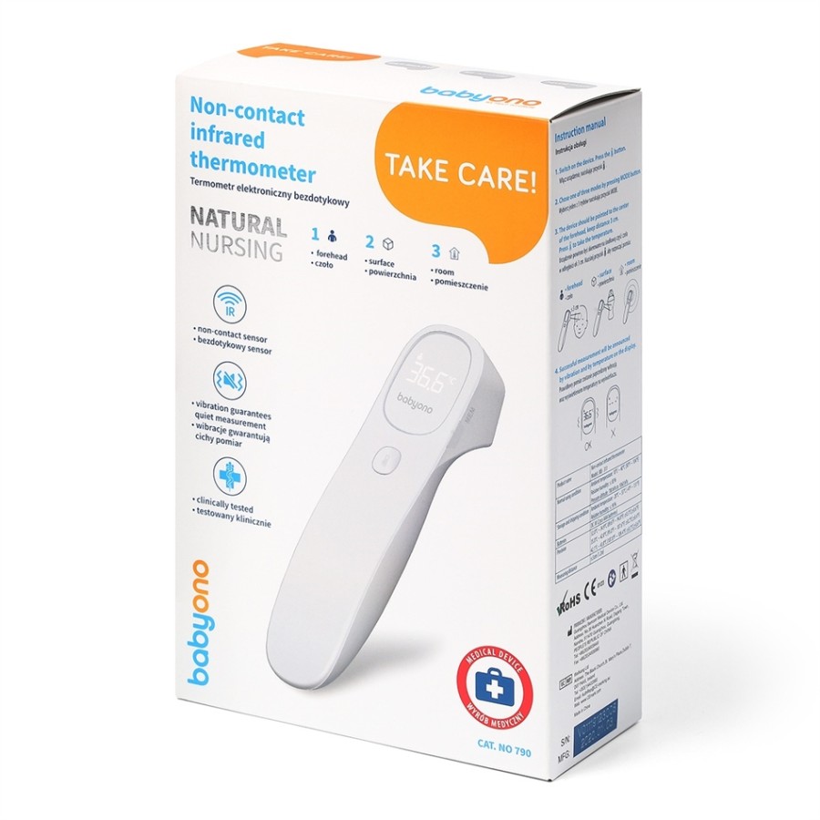 BabyOno Babyono Ηλεκτρονικό θερμόμετρο χωρίς άγγιγμα  BN790