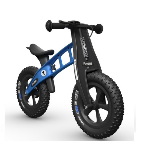 FirstBike Ποδήλατο εκμάθησης ισορροπίας 2+ FAT Racing Solberg  BLUE  με Φρένο F2030