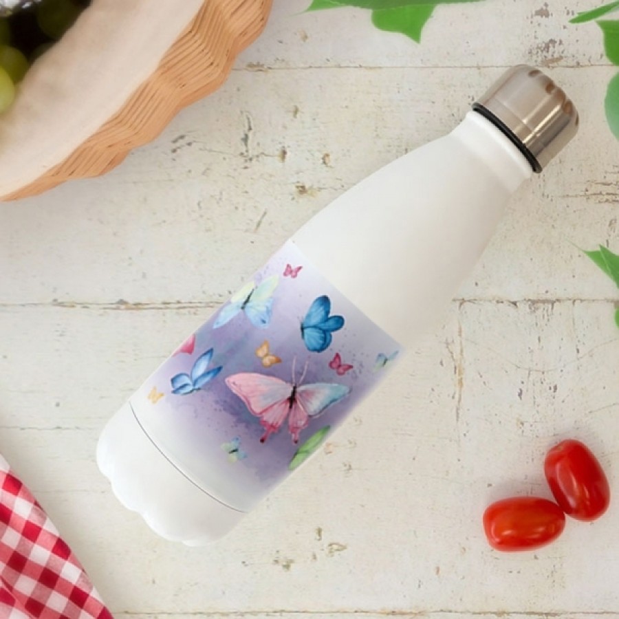 Kiokids Ανοξείδωτο Θερμός υγρών 500ml Butterflies