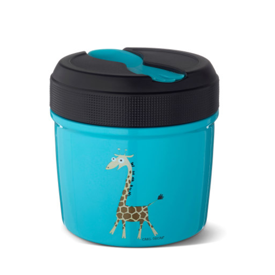 Carl Oscar  ανοξείδωτος  θερμός, 500ml turquoize giraffe  107203