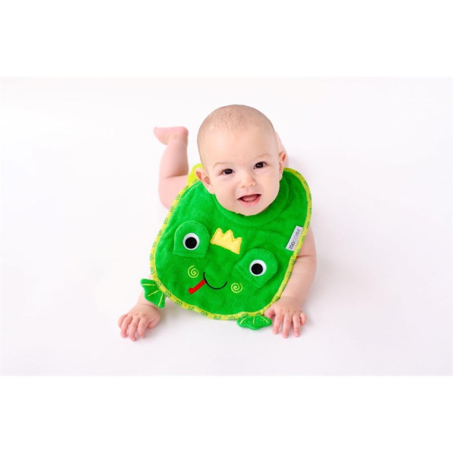 Zoocchini Σαλιάρα 100% COTTON  – FLIPPY THE FROG