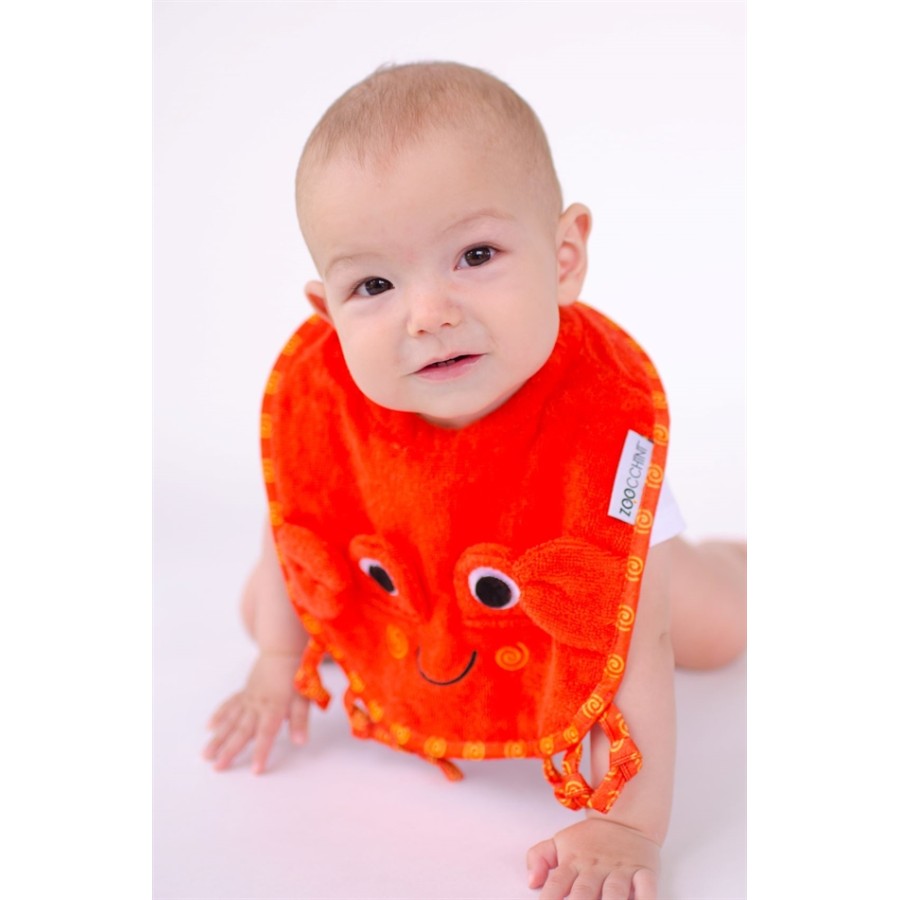 Zoocchini Σαλιάρα 100% COTTON ΣΑΛΙΑΡΑ – CHARLIE THE CRAB