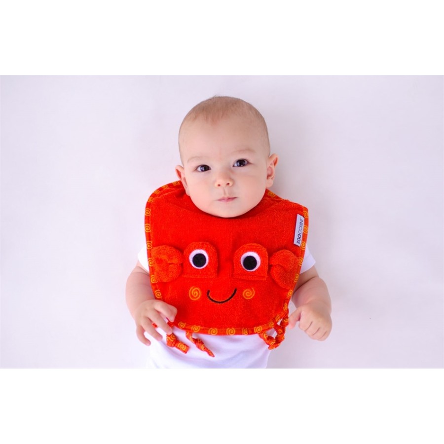 Zoocchini Σαλιάρα 100% COTTON ΣΑΛΙΑΡΑ – CHARLIE THE CRAB