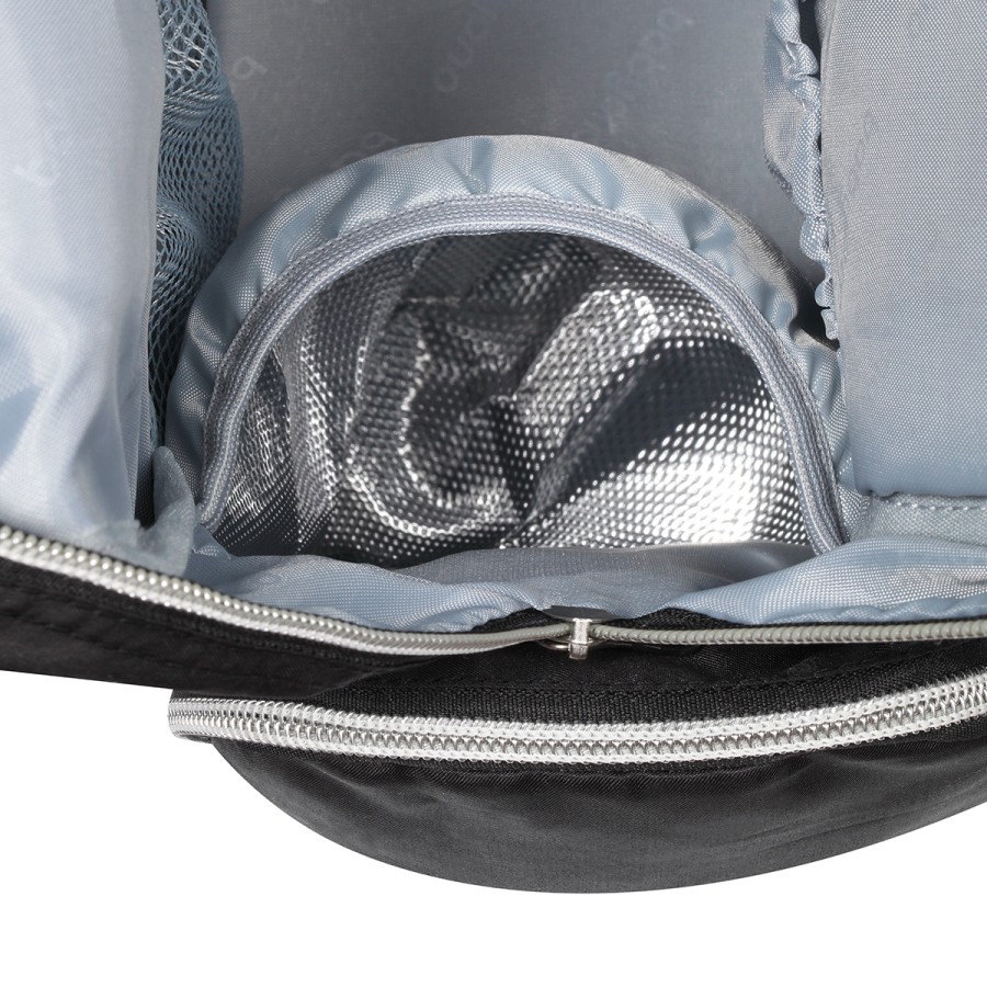 BabyOno Τσάντα αλλαξιέρα backpack PomPom - Μαύρο  bn1448