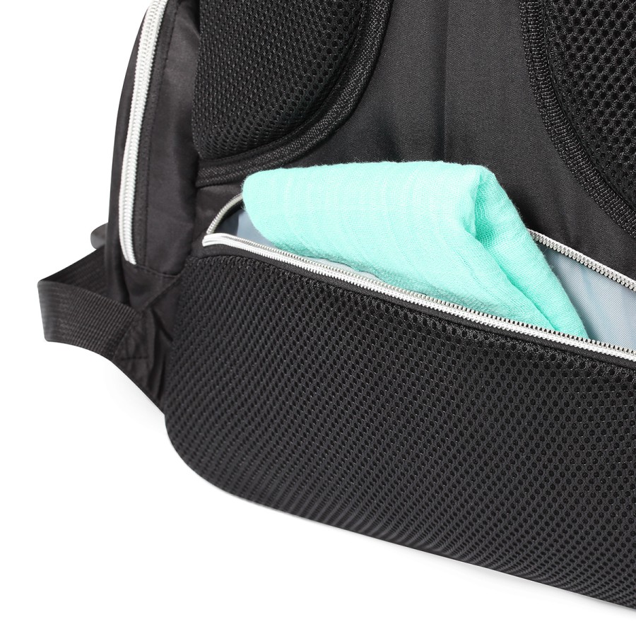 BabyOno Τσάντα αλλαξιέρα backpack PomPom - Μαύρο  bn1448