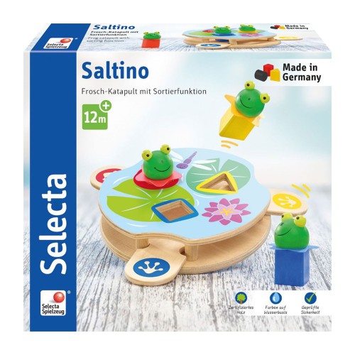 Selecta Saltino Ξύλινα Ιπτάμενα Βατραχάκια