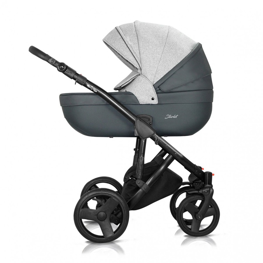 Milu Kids -παιδικό καρότσι- πολυκαρότσο, 3 σε 1 -STARLET EKO  CREAMY GREY