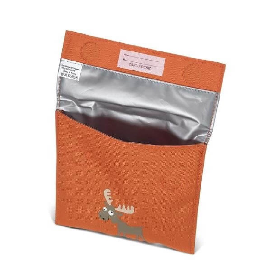 CARL OSCAR Ισοθερμική Θήκη για σνακ Pack n' Snack , Sandwich Bag  Orange Moose